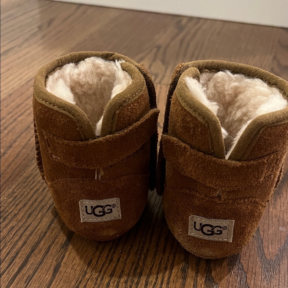 UGG Brown Baby Walker Shoes - Picture 6 of 7